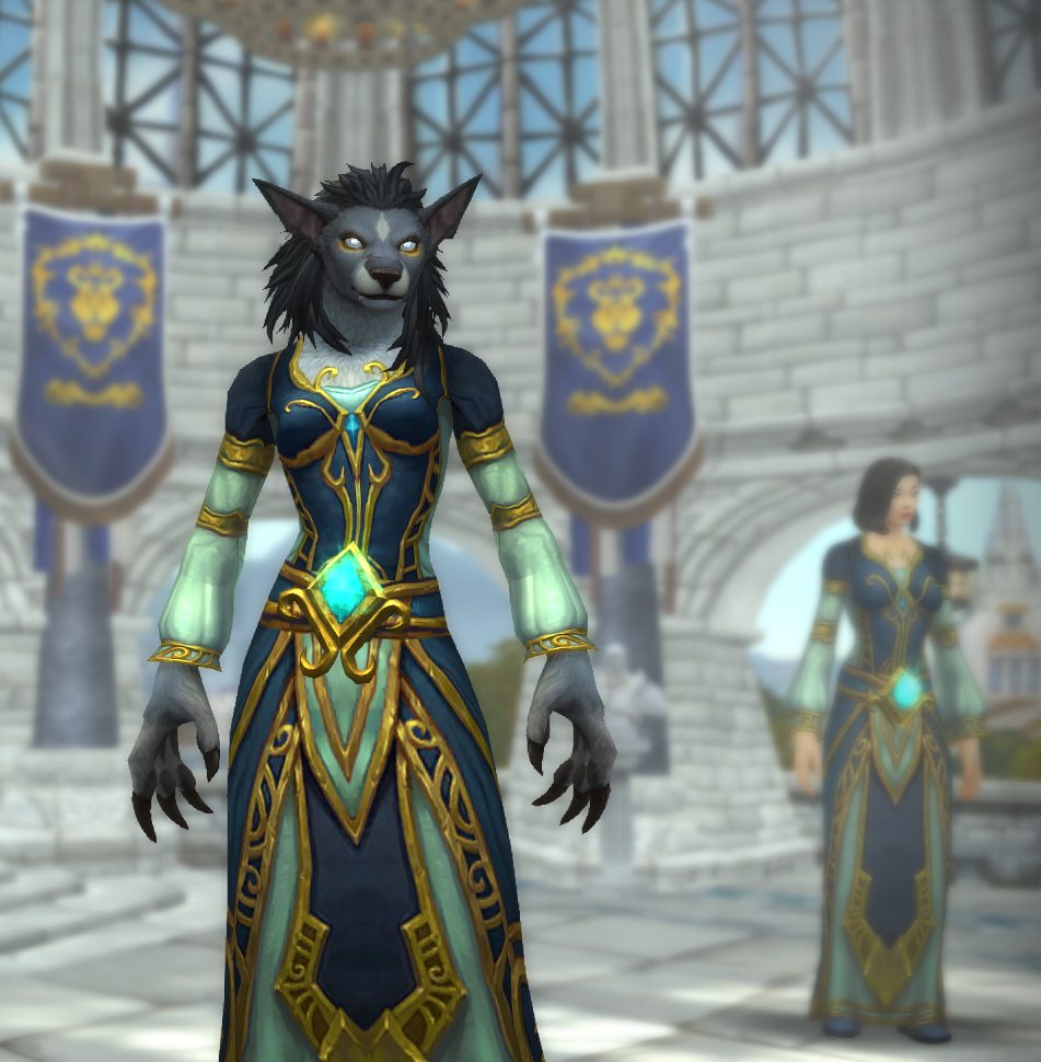 魔兽9.0前瞻：已经实装的狼人女性定制外观浏览